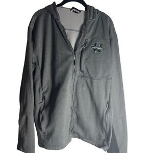Fossa Gray Athletic Jacket with NCAA Track & Field Championship Logo Size Large